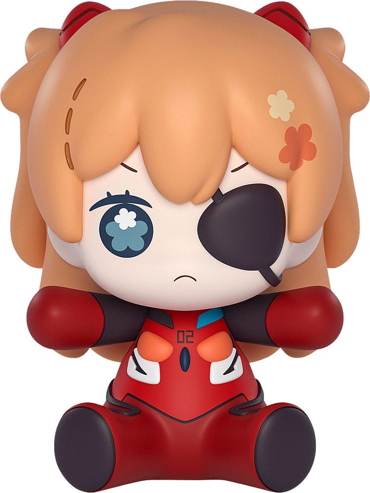 Neon Genesis Evangelion: Rebuild of Evangelion Huggy Good Smile Chibi Figure Asuka Shikinami Langley: Eye Patch Ver. 7 centimetri