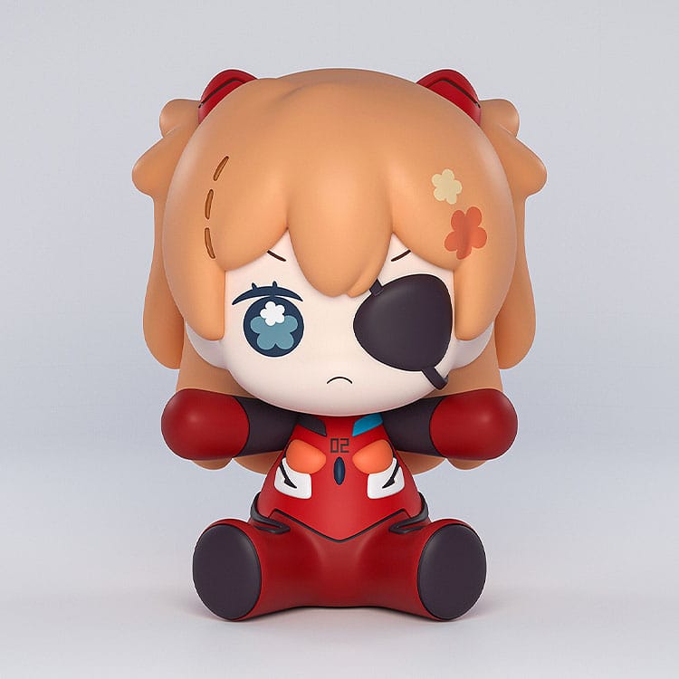Neon Genesis Evangelion: Rebuild of Evangelion Huggy Good Smile Chibi Figure Asuka Shikinami Langley: Eye Patch Ver. 7 centimetri