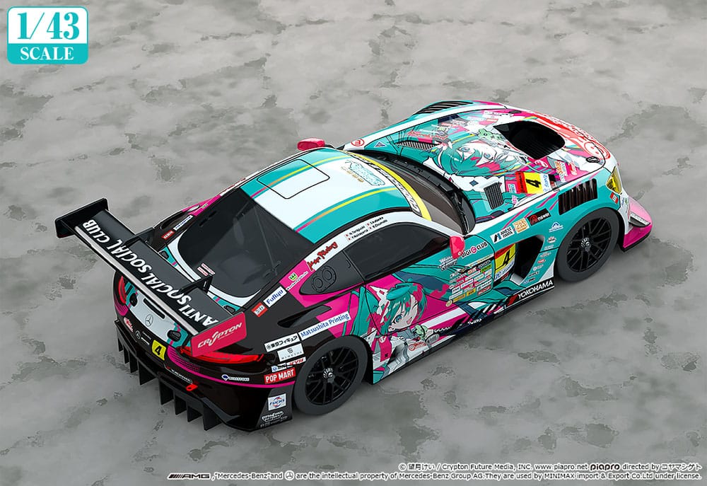 Hatsune Miku GT Project Vehicle 1/43 Hatsune Miku AMG 2025 Season Opening Ver. 11 cm
