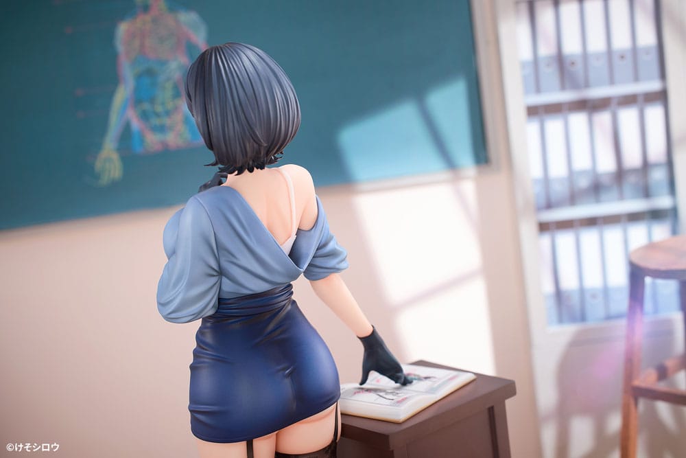 Original Character PVC Statue 1/6 Toutotsu ni Nugidasu Tennen Bijutsu Kyoushi Rumi Illustration by Keso Shirou 28 cm