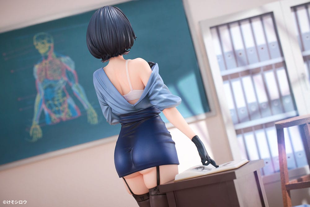 Original Character PVC Statue 1/6 Toutotsu ni Nugidasu Tennen Bijutsu Kyoushi Rumi Illustration by Keso Shirou 28 cm