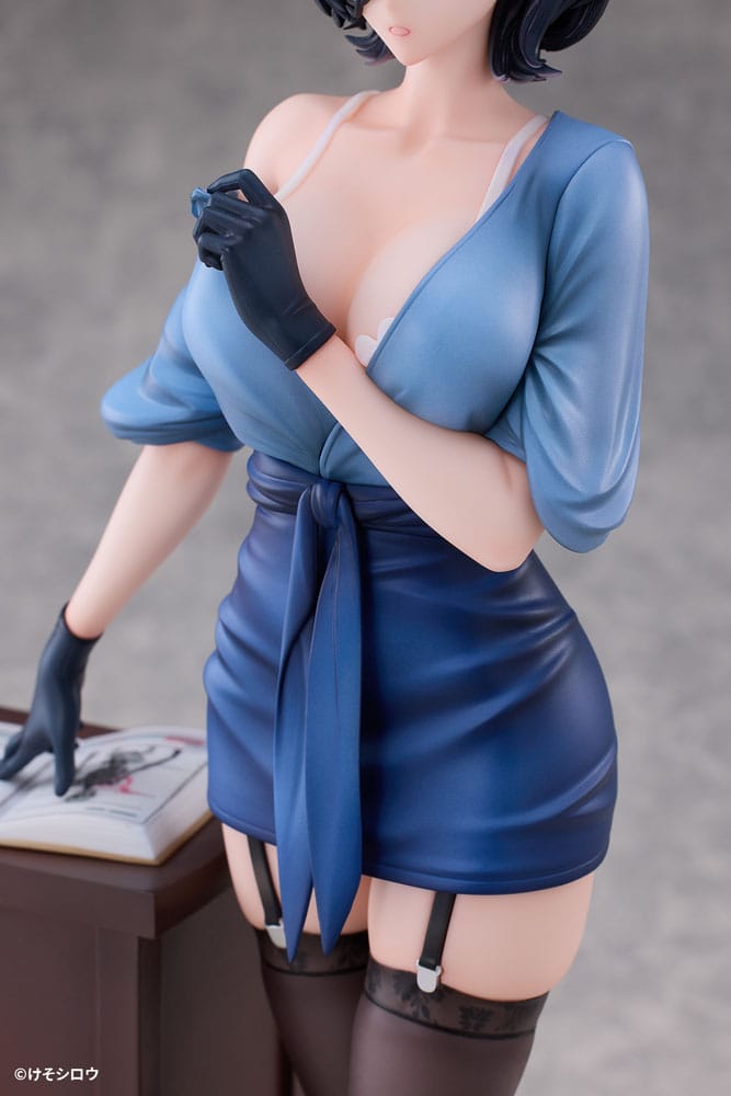 Original Character PVC Statue 1/6 Toutotsu ni Nugidasu Tennen Bijutsu Kyoushi Rumi Illustration by Keso Shirou 28 cm