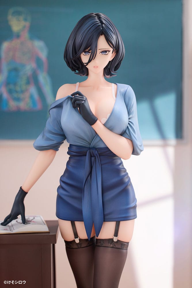 Original Character PVC Statue 1/6 Toutotsu ni Nugidasu Tennen Bijutsu Kyoushi Rumi Illustration by Keso Shirou 28 cm