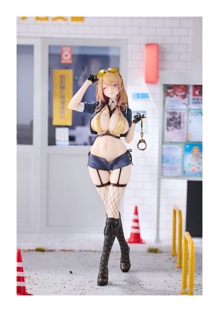 Original Character PVC Statue 1/6 Gal Policewoman Takanashi Arisa Deluxe Edition 27 cm