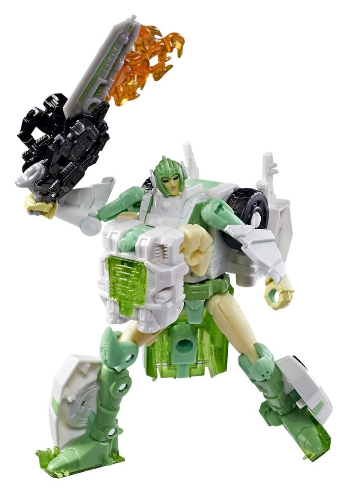 Transformers Generations War for Cybertron: Siege Deluxe Class Action Figure WFC-S15 Autobot Greenlight & Battle Masters Dazzlestrike 14 cm