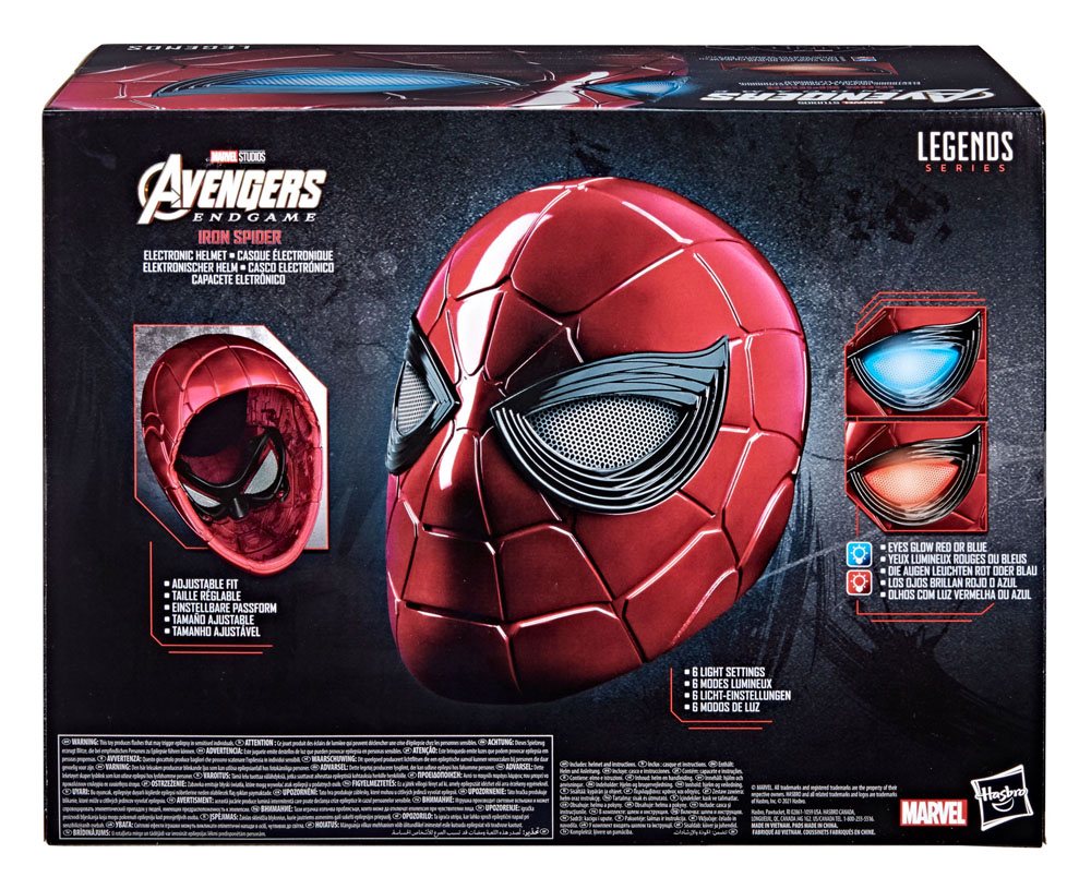 Avengers: Endgame Marvel Legends Series Electronic Helmet Iron Spider