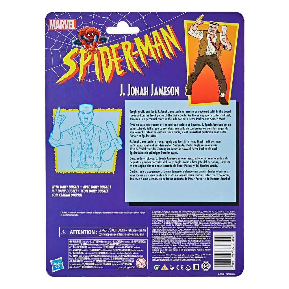 Spider-Man Marvel Retro Collection Action Figure J. Jonah Jameson 15 cm