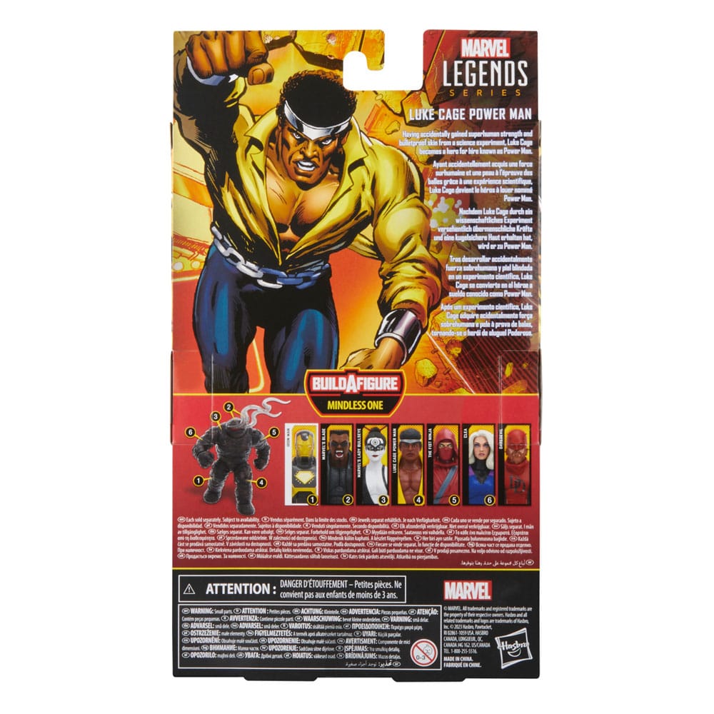 Marvel Knights Marvel Legends Action Figure Luke Cage Power Man (BAF: Mindless One) 6 inches