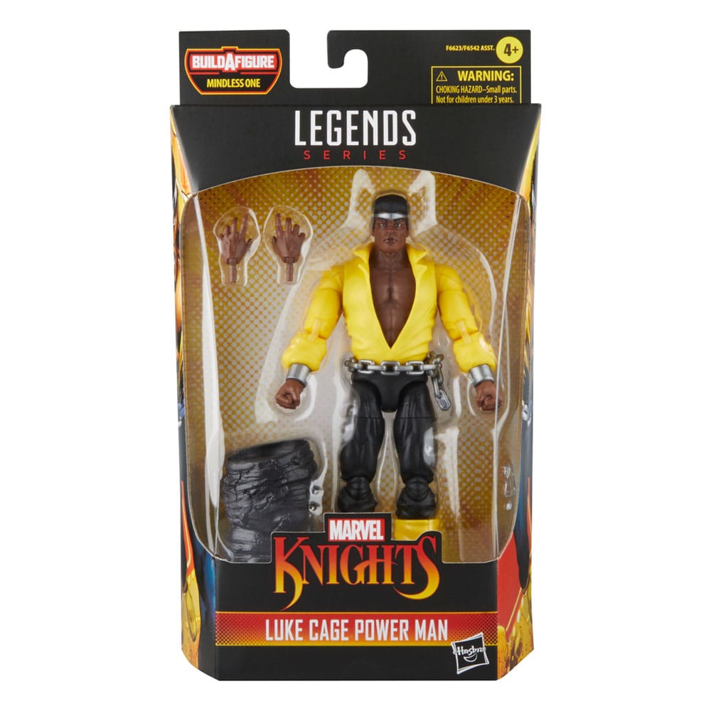 Marvel Knights Marvel Legends Action Figure Luke Cage Power Man (BAF: Mindless One) 6 inches