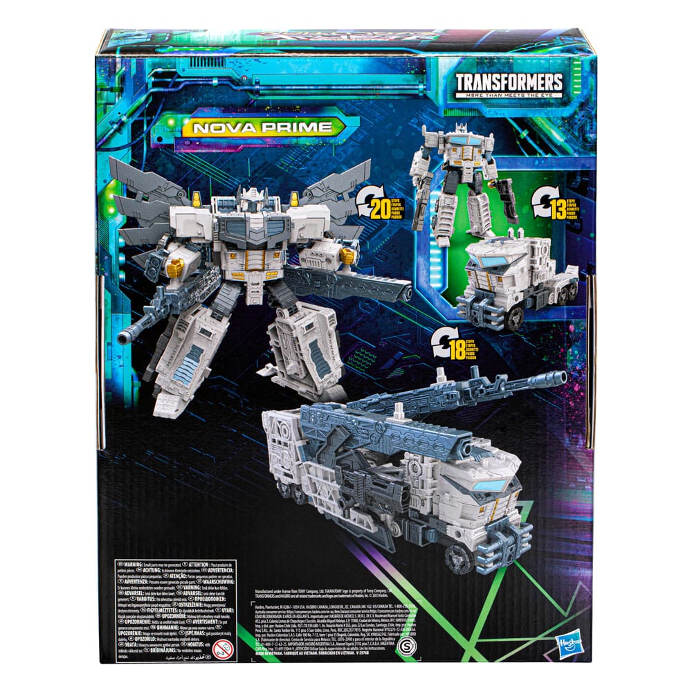 Transformers Generations Legacy Evolution Leader Class Action Figure Nova Prime 18 cm