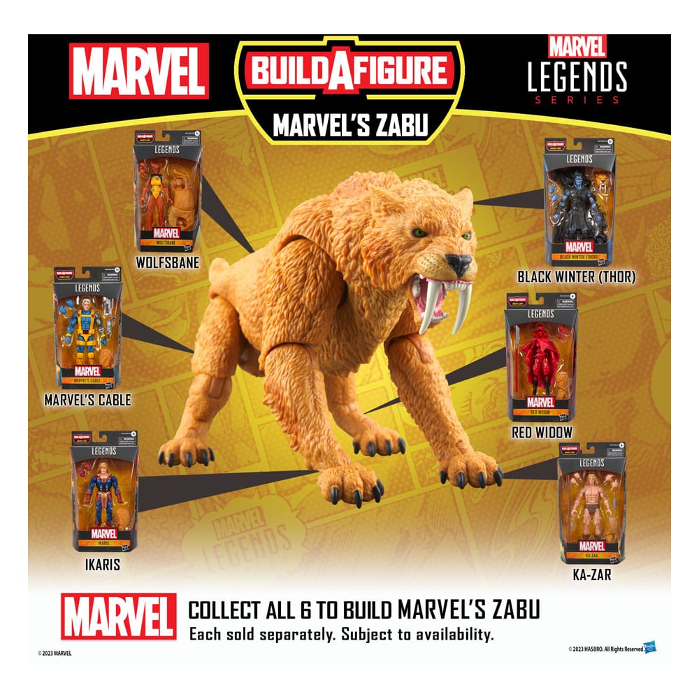 Marvel Legends Wolfsbane (BAF: Marvel's Zabu) 6-Inch Action Figure