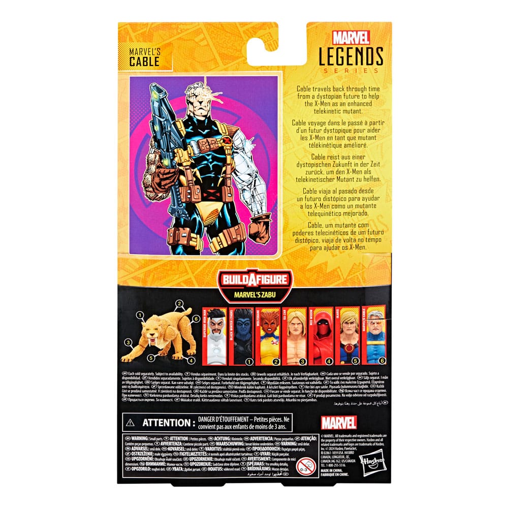 Marvel Legends Action Figure Marvel's Cable (BAF: Marvel's Zabu) 15 cm