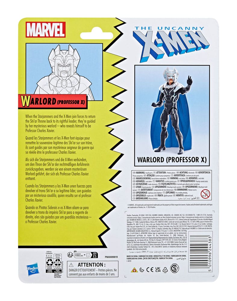 The Uncanny X-Men Marvel Legends Action Figure Warlord (Professor X) 6-inch