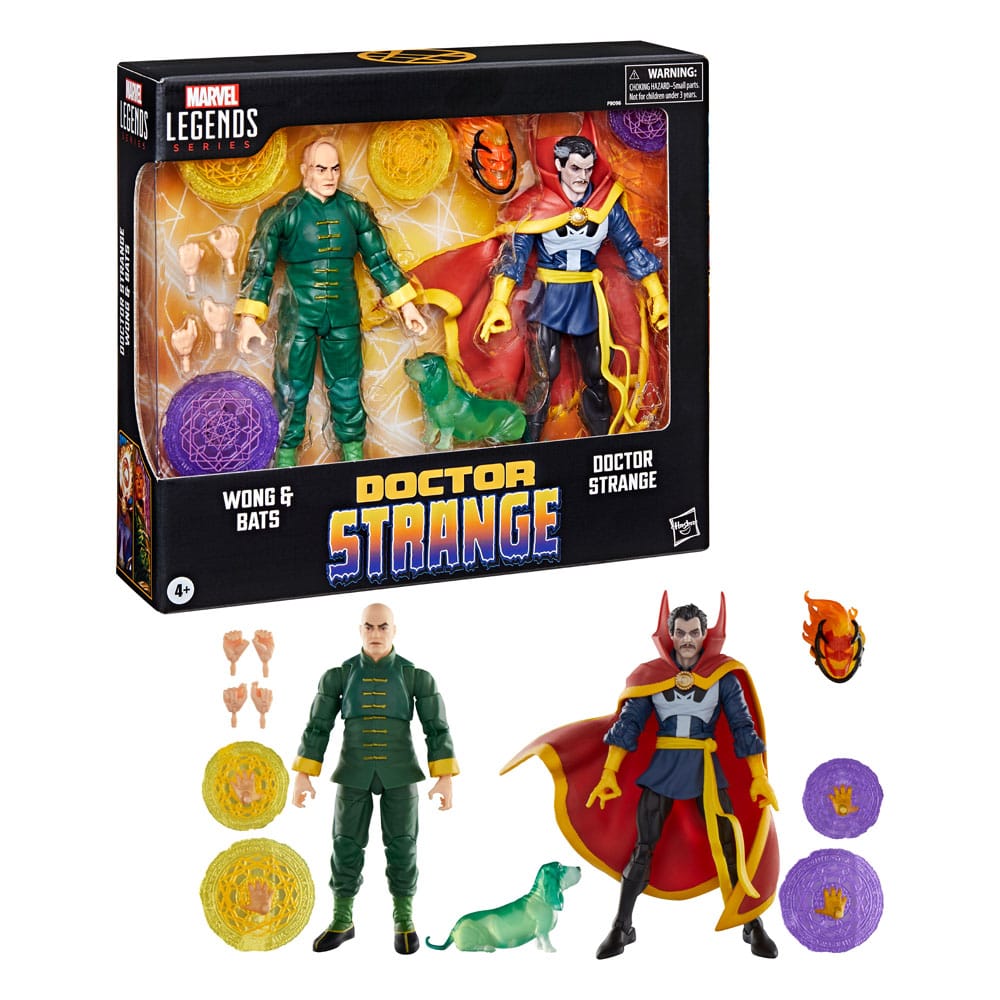 Doctor Strange Marvel Legends Action Figure 3-Pack Doctor Strange, Wong & Bats 15 cm