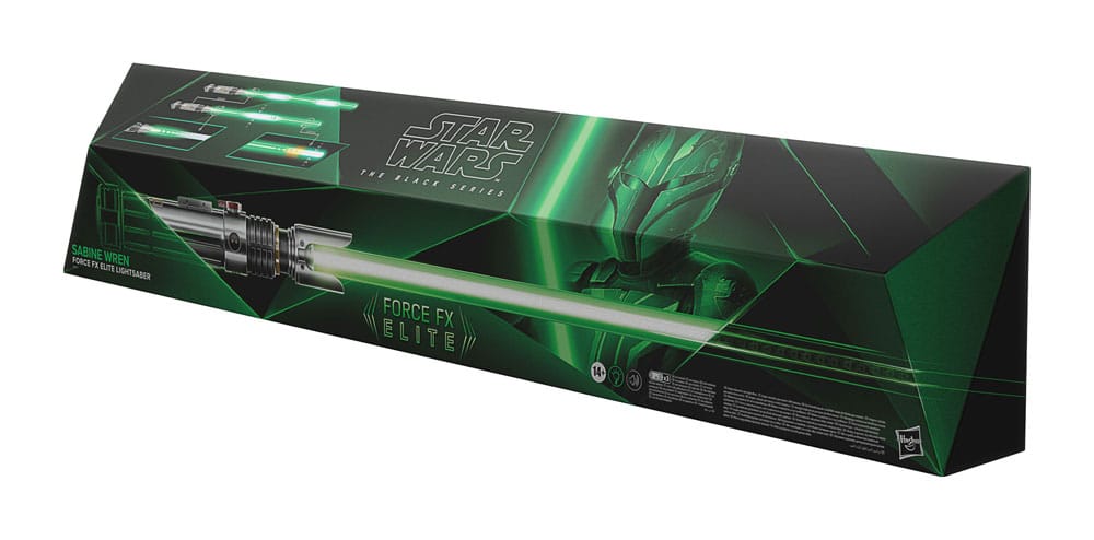Star Wars: Ahsoka Black Series Replica della spada laser Force FX Elite di Sabine Wren