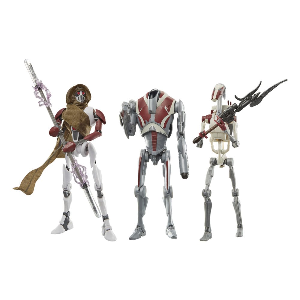 Star Wars Jedi: Survivor Black Series Action Figure 3-Pack Magna Guard, Super Battle Droid &amp; Battle Droid