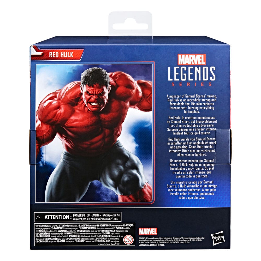 Captain America: Brave New World Marvel Legends Action Figure Hulk Rosso 22 cm
