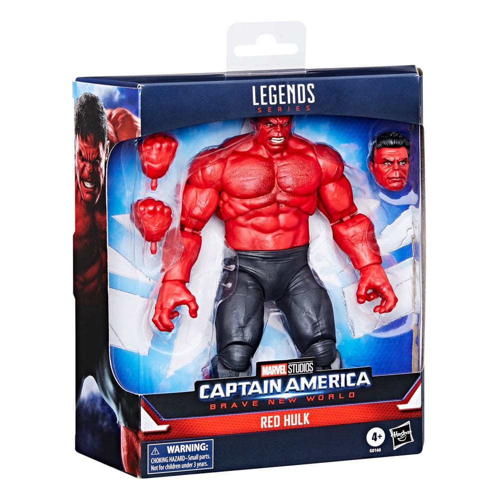 Captain America: Brave New World Marvel Legends Action Figure Hulk Rosso 22 cm