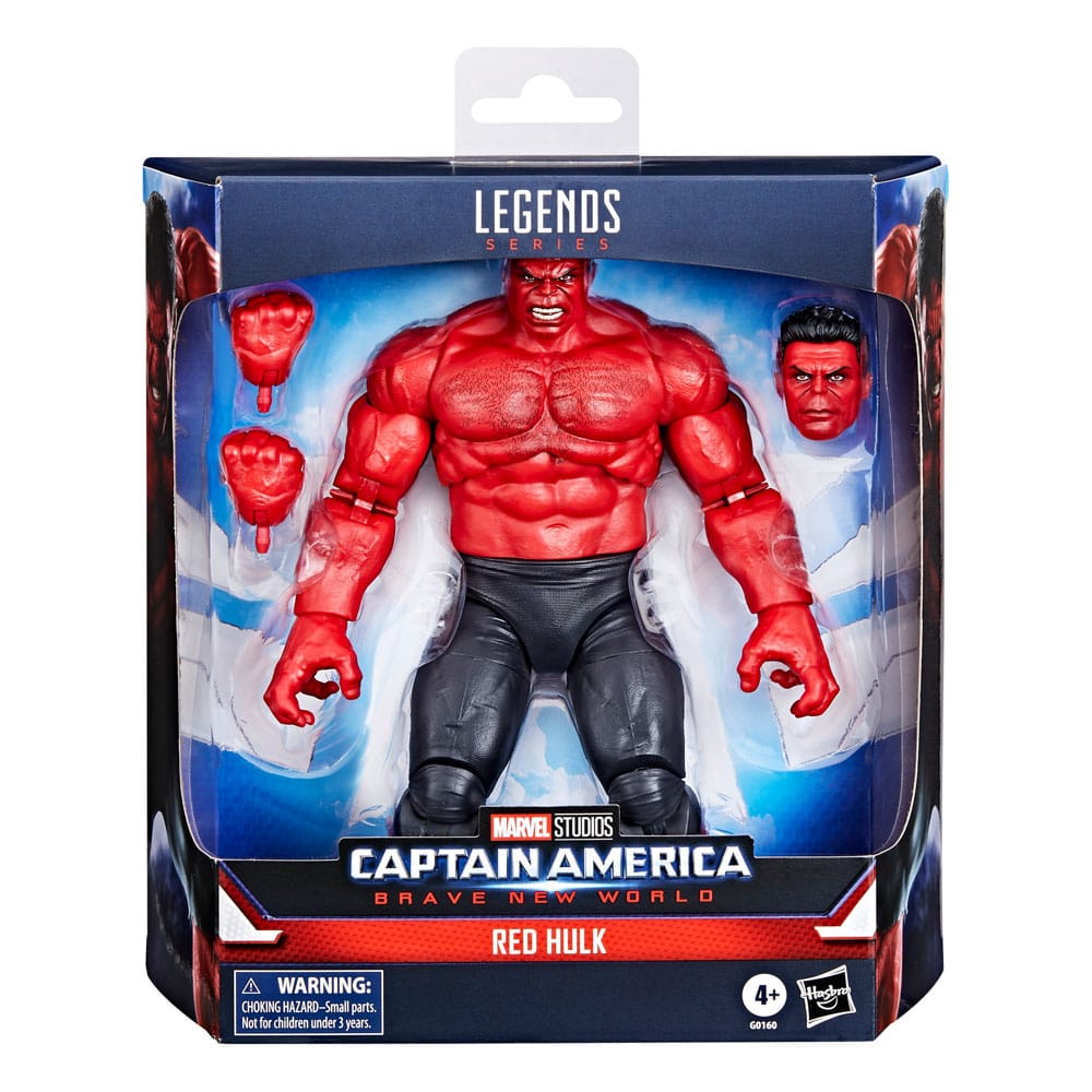Captain America: Brave New World Marvel Legends Action Figure Hulk Rosso 22 cm