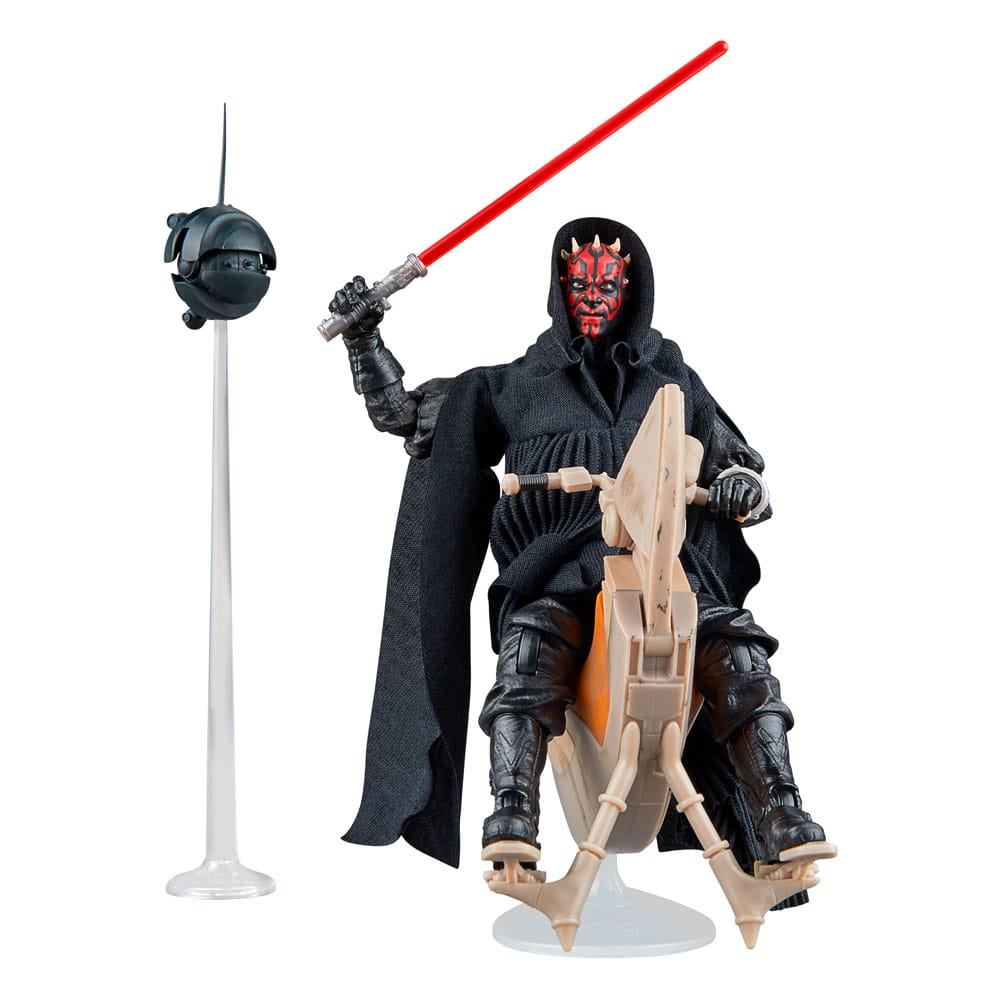 Star Wars Episode I Black Series Vehicle with Action Figure Darth Maul & Sith Speeder SDCC 2024