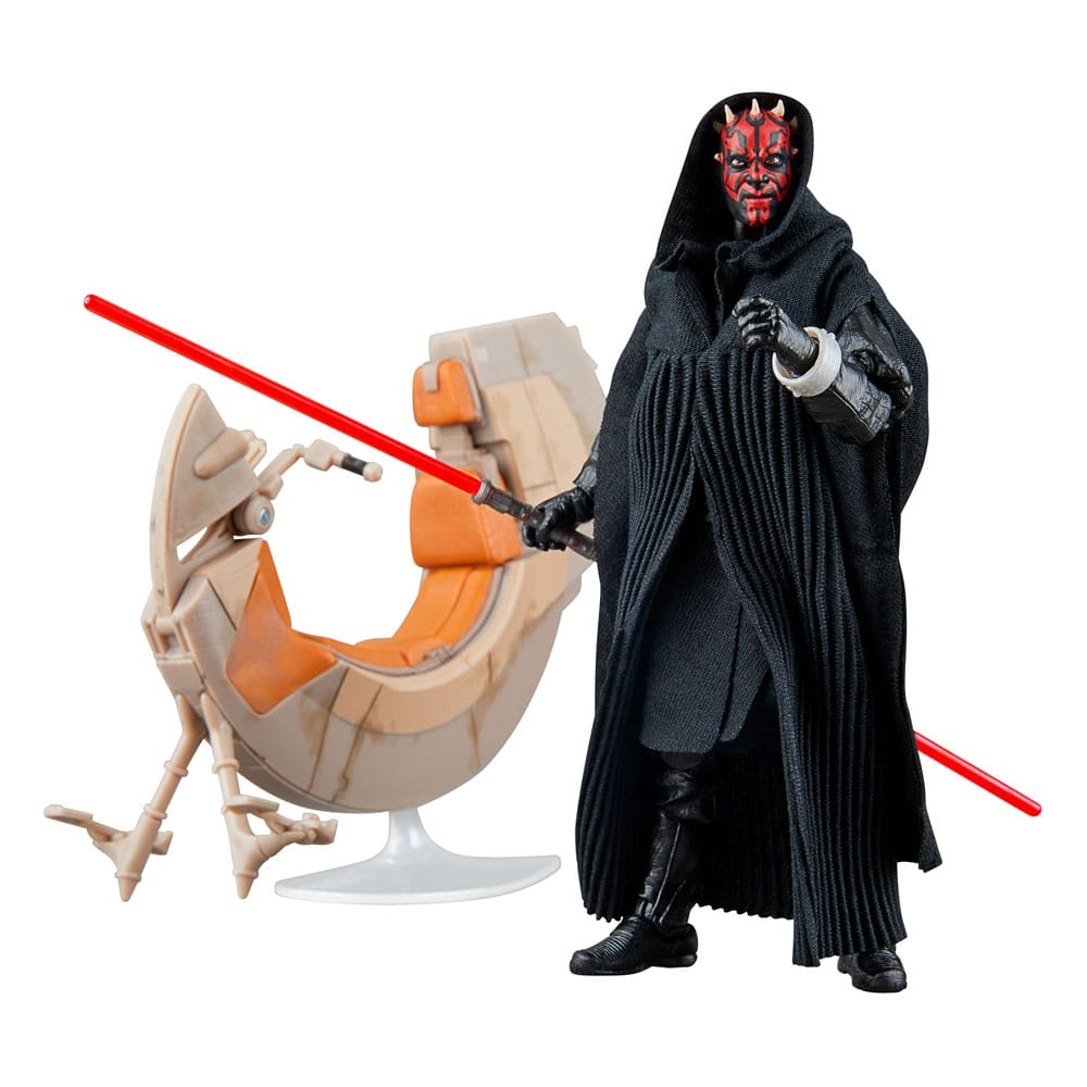 Star Wars Episode I Black Series Vehicle with Action Figure Darth Maul & Sith Speeder SDCC 2024
