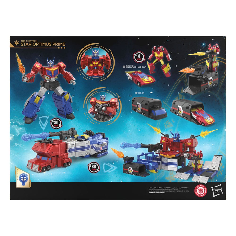 Transformers Age of the Primes Titan Class Action Figure Le tredici stelle Optimus Prime 38 cm
