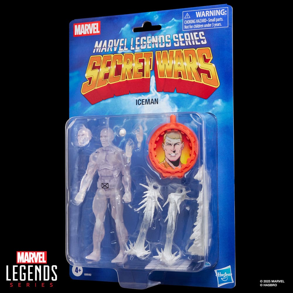 Secret Wars Marvel Legends Retro Action Figure Iceman 15 cm