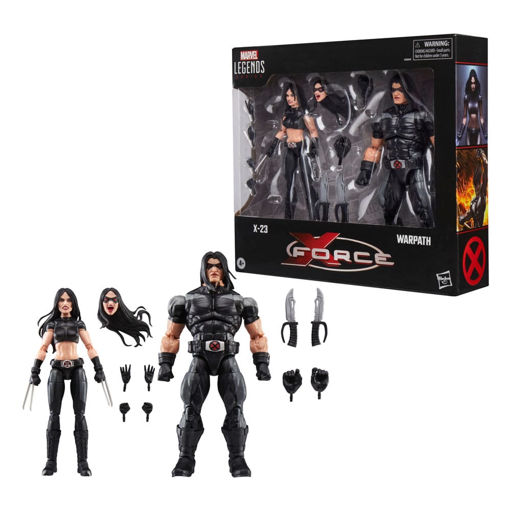 X-Force Marvel Legends 2-Pack X-23 &amp; Warpath 15cm Action Figure