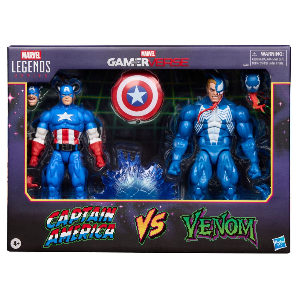 Marvel Legends Gamerverse Action Figure 2-Pack Captain America vs. Venom 15 cm
