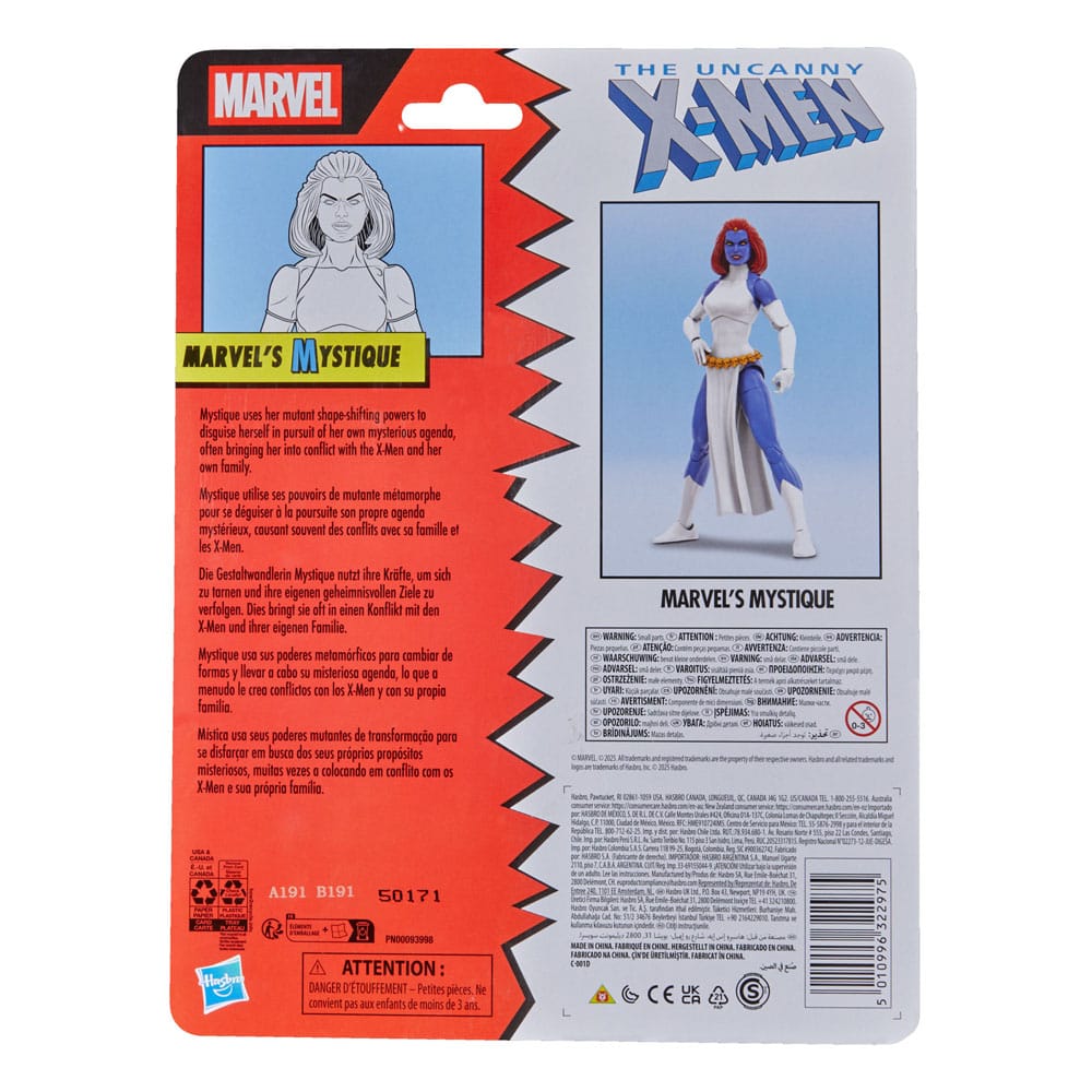 The Uncanny X-Men Marvel Legends Action Figure Marvel's Mystique 15 cm