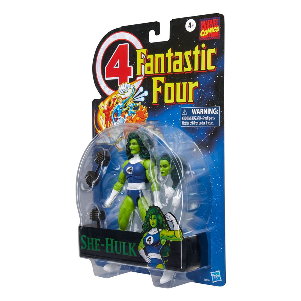 Fantastic Four Marvel Legends Retro Action Figure She-Hulk 15 cm