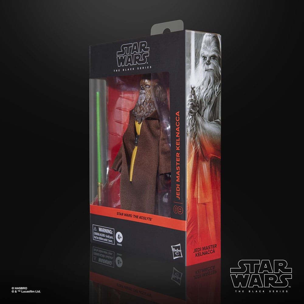 Star Wars: The Acolyte Black Series Action Figure Jedi Master Kelnacca 6-inch