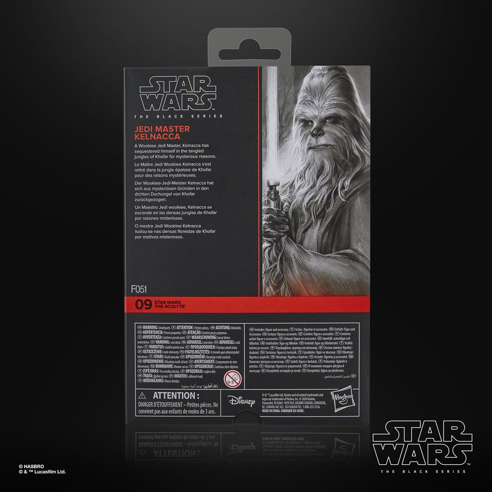 Star Wars: The Acolyte Black Series Action Figure Jedi Master Kelnacca 6-inch