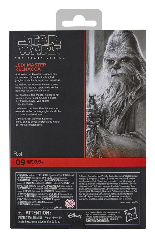 Star Wars: The Acolyte Black Series Action Figure Jedi Master Kelnacca 6-inch