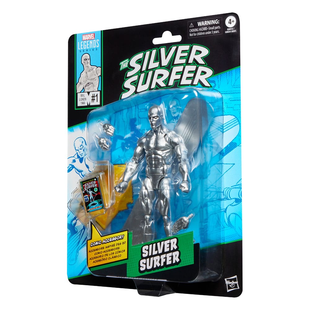 The Silver Surfer Marvel Legends Action Figure Silver Surfer 15 cm