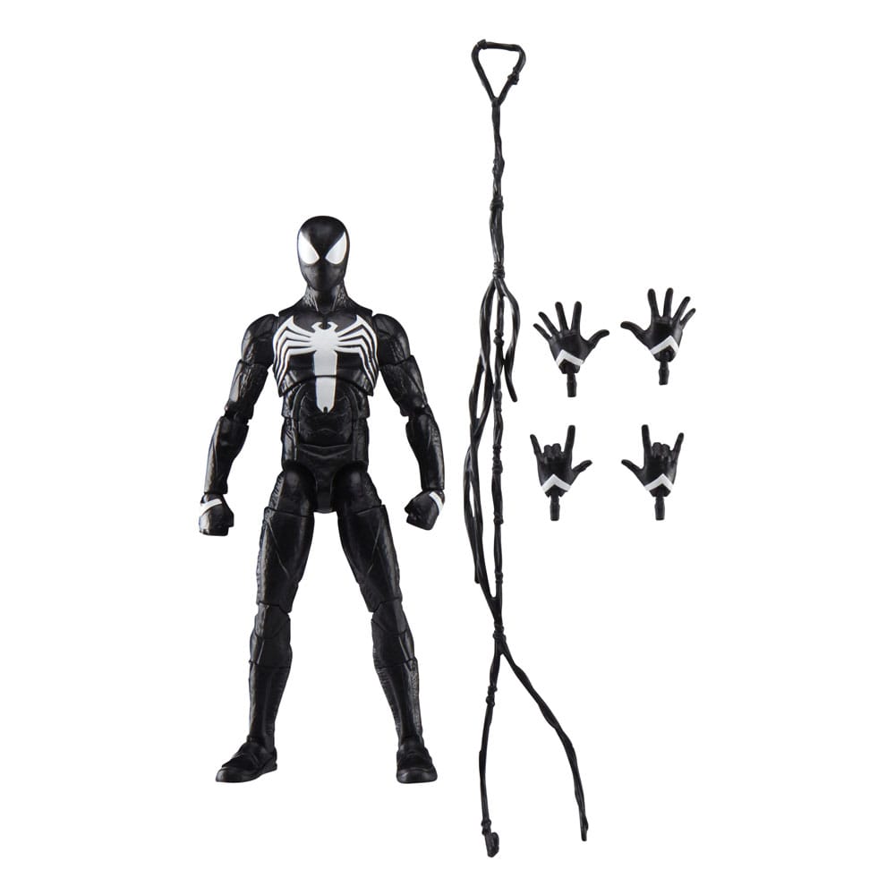 Spider-Man 2 Marvel Legends Gamerverse Action Figure Peter Parker (Black Suit) 15 cm