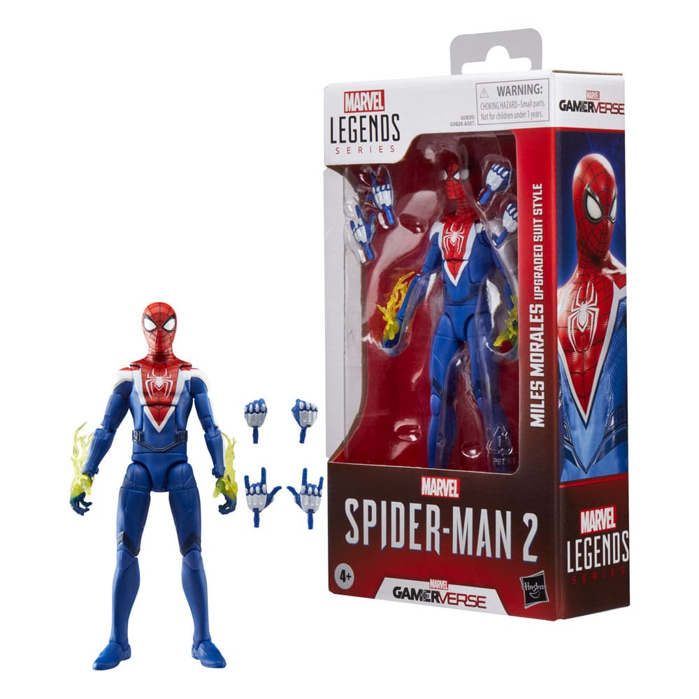 Spider-Man 2 Marvel Legends Gamerverse Action Figure Miles Morales (Updated Suit Style) 15cm