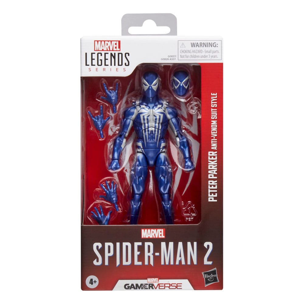 Spider-Man 2 Marvel Legends Gamerverse Action Figure Peter Parker (Poison Suit Style) 15cm