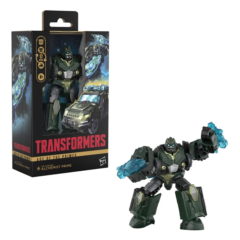 Transformers Age of the Primes Deluxe The Thirteen Alchemist Prime Class Action Figure 14cm