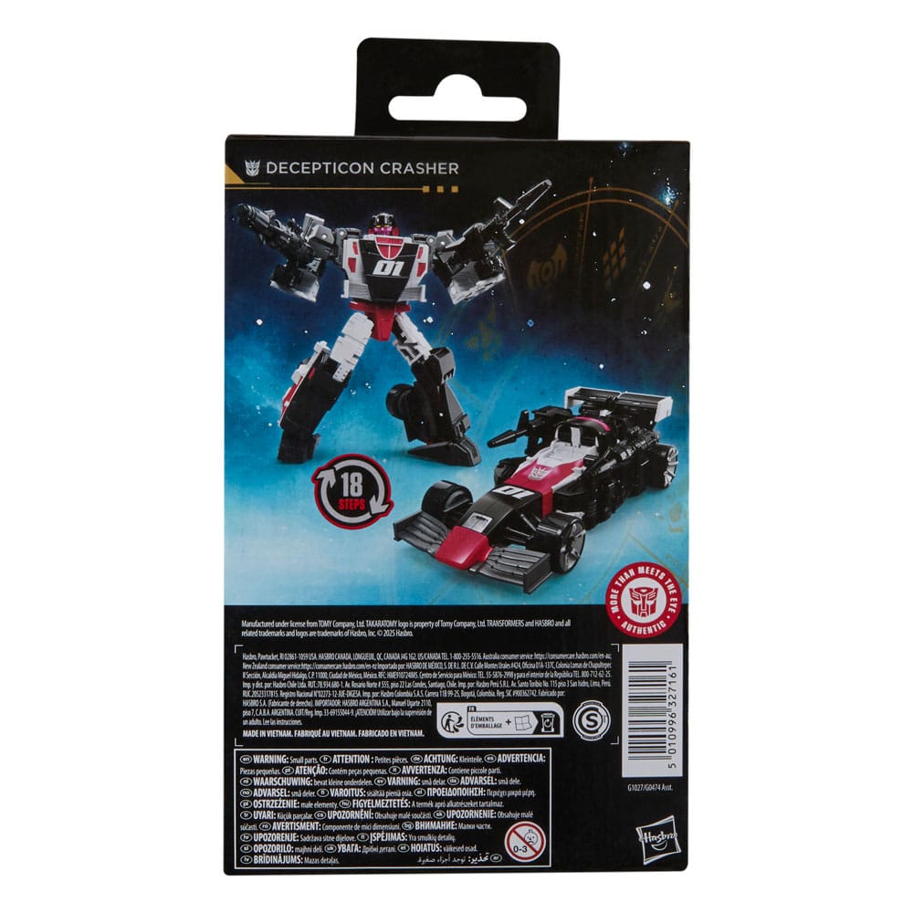 Transformers Age of the Primes Deluxe Class Action Figure Decepticon Crasher 14 cm