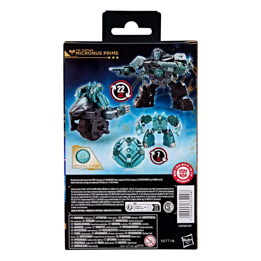 Transformers Age of the Primes Deluxe Class Action Figure The Thirteen: Micronus Prime 14 cm