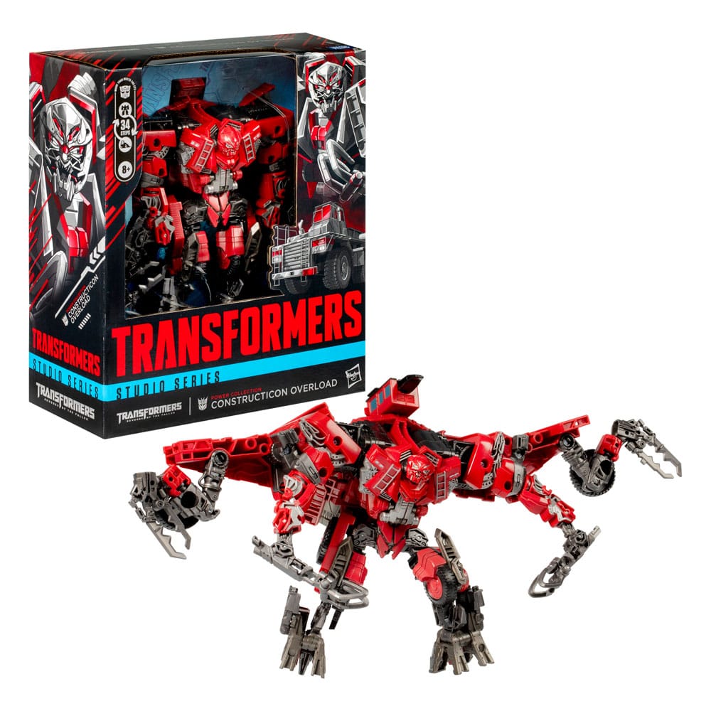 Transformers: Revenge of the Fallen Studio Series Leader Class Action Figure Power Collection Constructicon Overload 22 cm