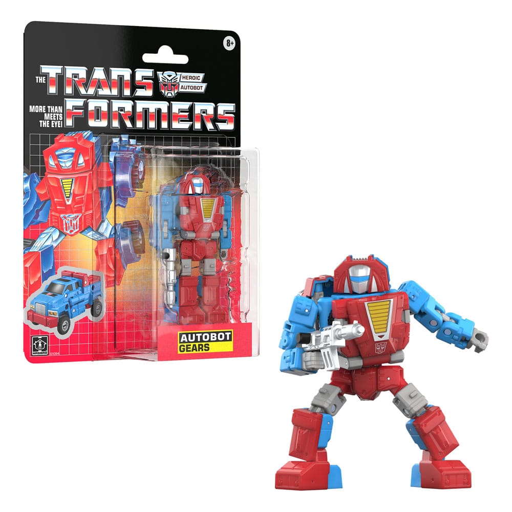 Transformers Retro G1 Action Figure Autobot Gears 12 cm