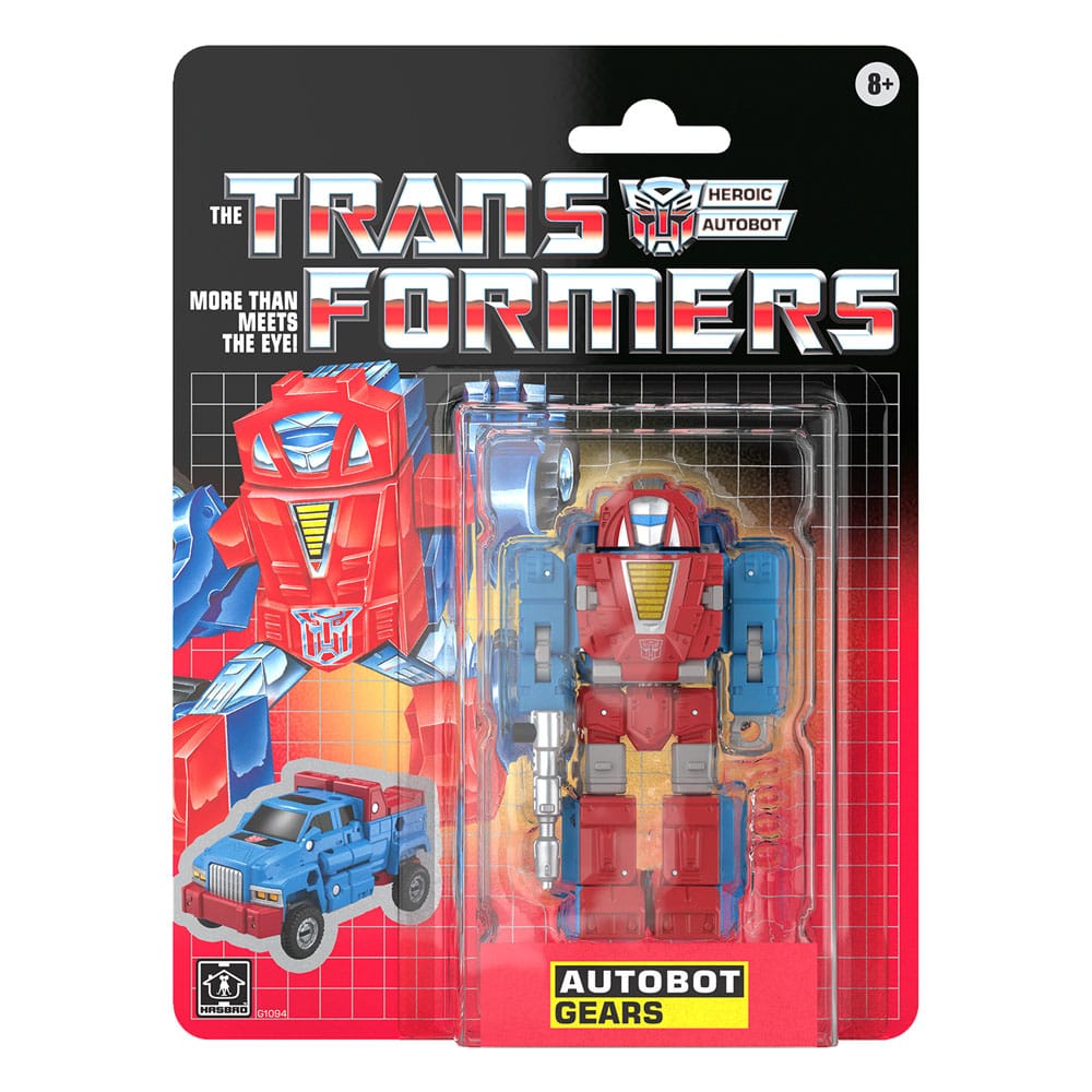 Transformers Retro G1 Action Figure Autobot Gears 12 cm