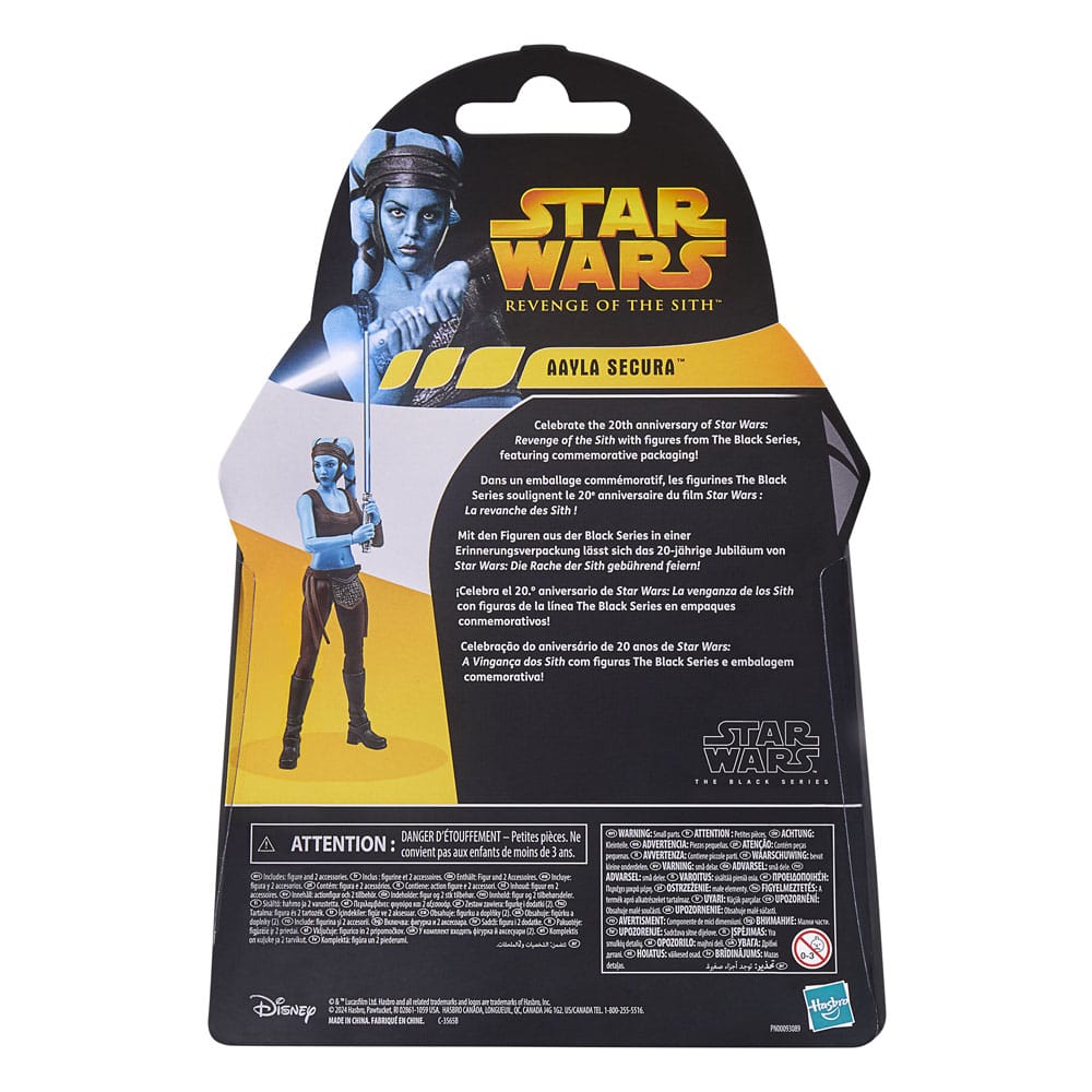 Star Wars Episode III Black Series 20th Anniversary Aayla Secura 6-inch Action Figure
