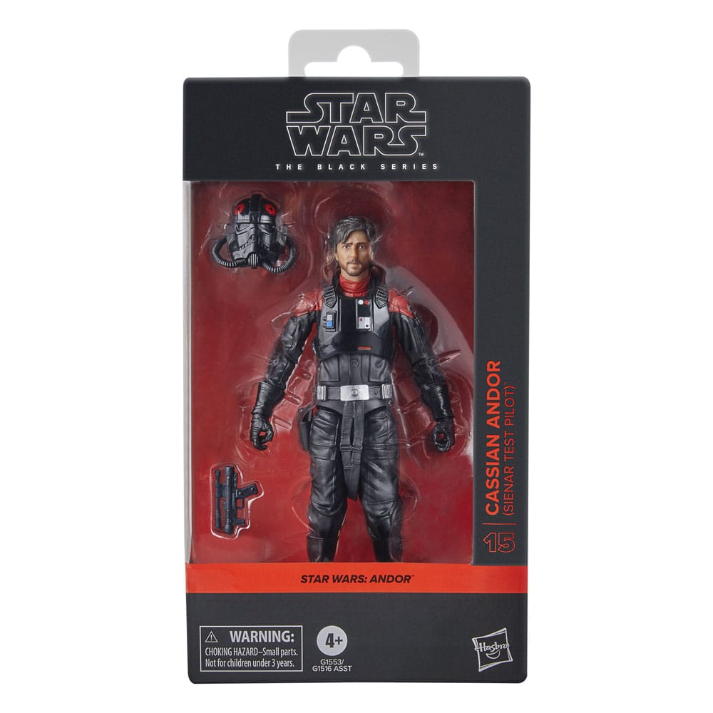 Star Wars: Andor Black Series Action Figure Cassian Andor (pilota collaudatore di Sienar) 15 cm