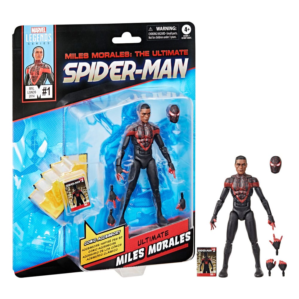 Miles Morales: The Ultimate Spider-Man Marvel Legends Action Figure Ultimate Miles Morales 15 cm