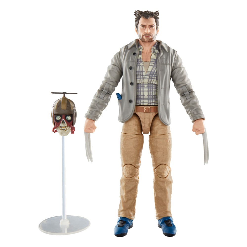 Deadpool &amp; Wolverine Marvel Legends Action Figure Headpool with Marvel's Logan 15 cm