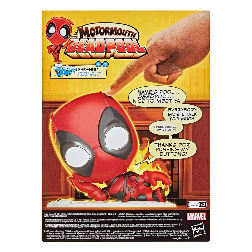 Marvel Motormouth Deadpool Electronic Figure 13 cm
