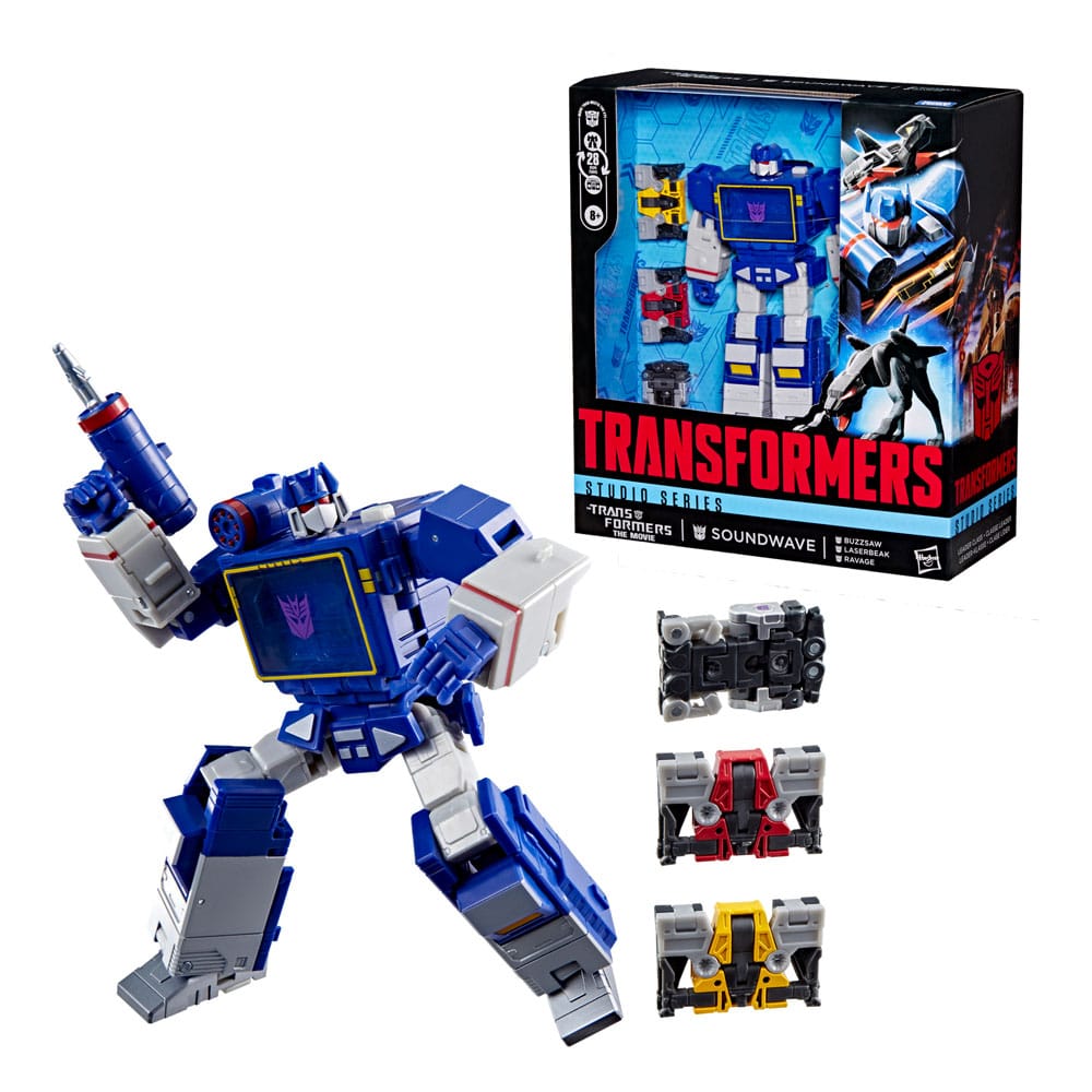 The Transformers: The Movie Studio Series Leader Class Action Figure Soundwave 22 cm